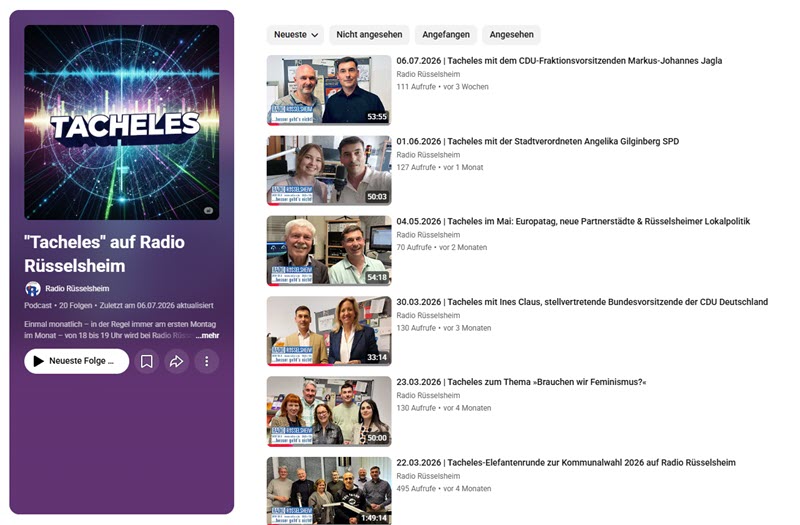 TachelesPlayListe07 2026
